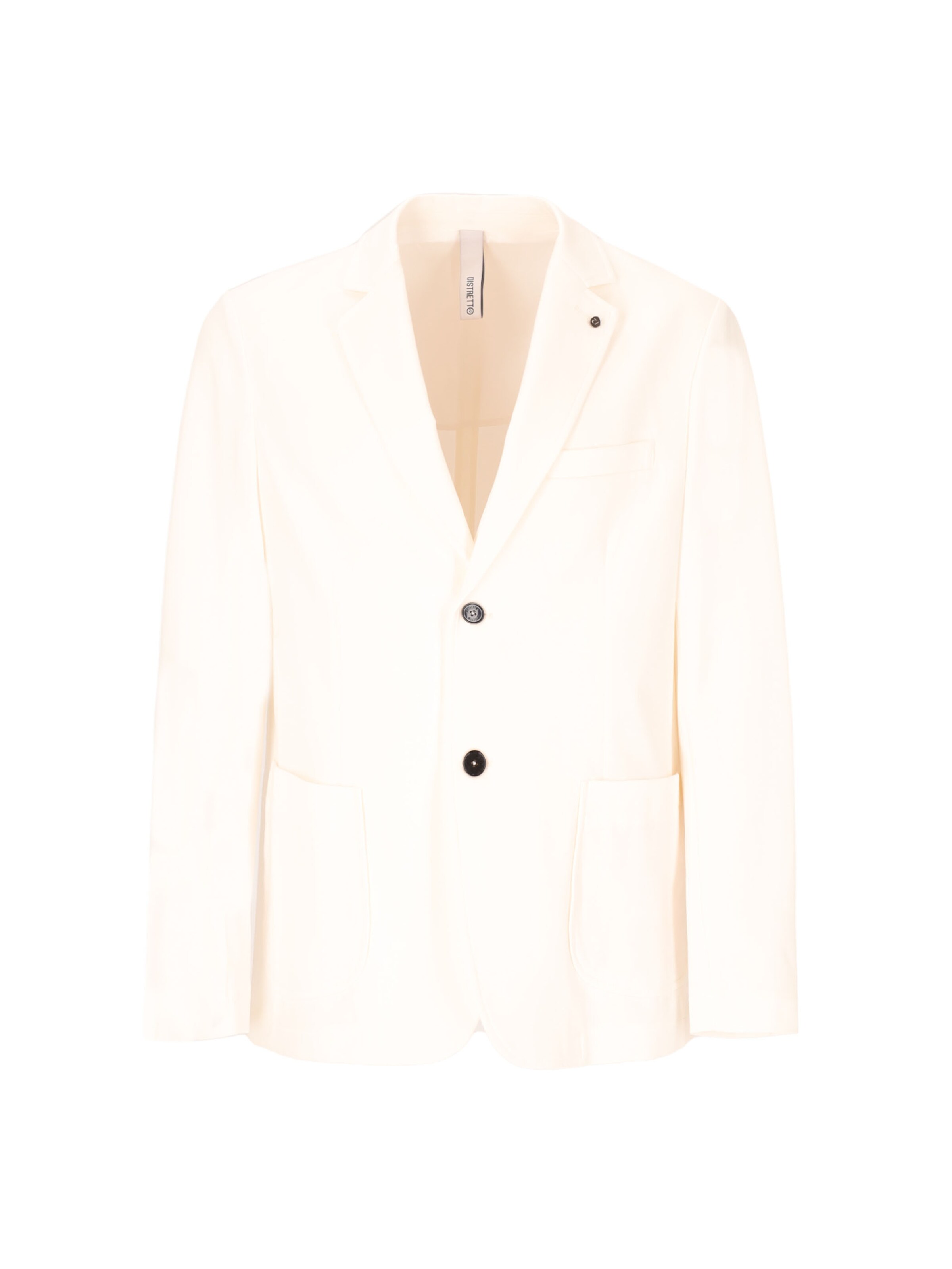 Distretto12 Regular Fit Sakko 'NS Newman' in Weiß: Vorderseite