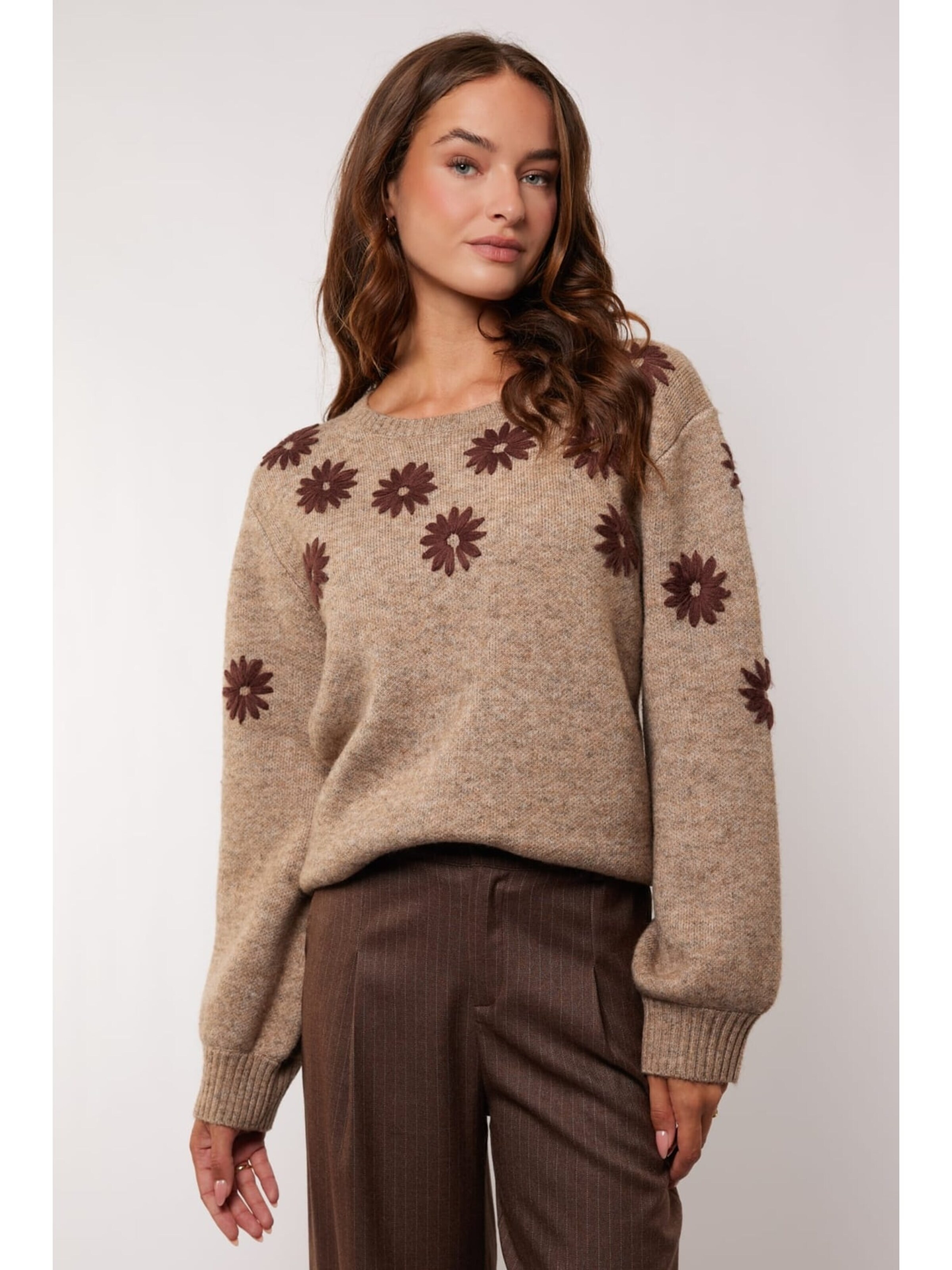 G-maxx Sweater '25WJG03' in XL in Brown, Item view
