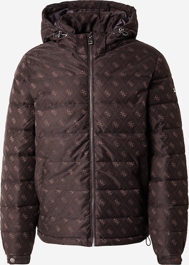 GUESS Casaco meia-estação em mocha / castanho escuro, Vista do artigo