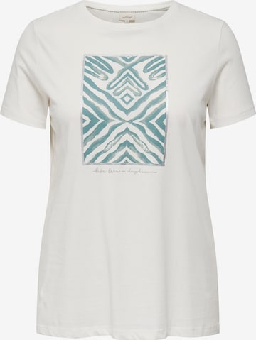 ONLY Carmakoma Majica 'Carboostery' | bela barva: sprednja stran