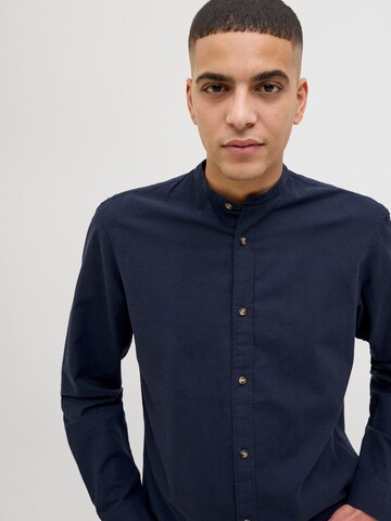 JACK & JONES Slim fit Πουκάμισο 'JJESUMMER' σε μπλε