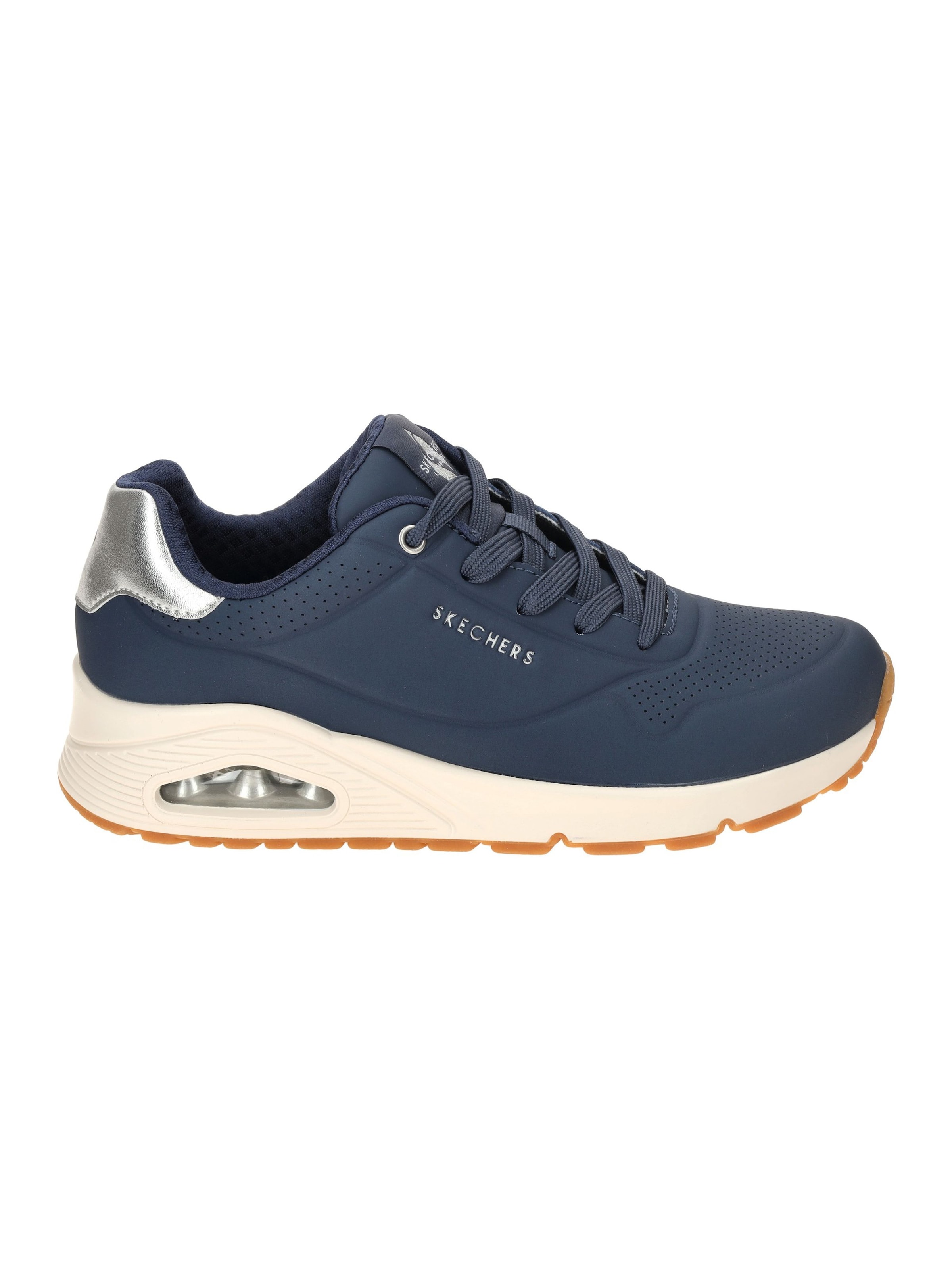 SKECHERS Schnürschuh 'Uno'‌‌‌‌ in Blau