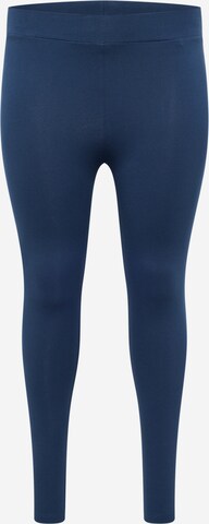 ONLY Carmakoma Skinny Leggings 'Time' in Blau: predná strana