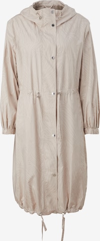 COMMA Between-Seasons Coat in Beige: front