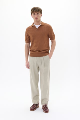 Regular Pantalon à pince 'Fisher' Matinique en beige