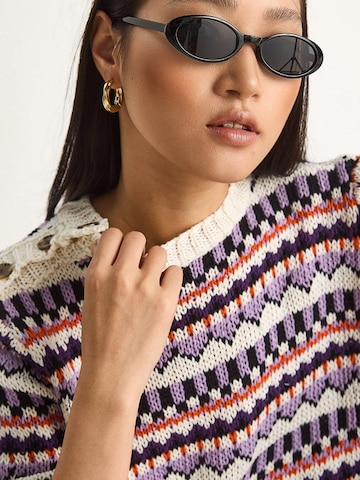 Pull-over Bianco Lucci en violet