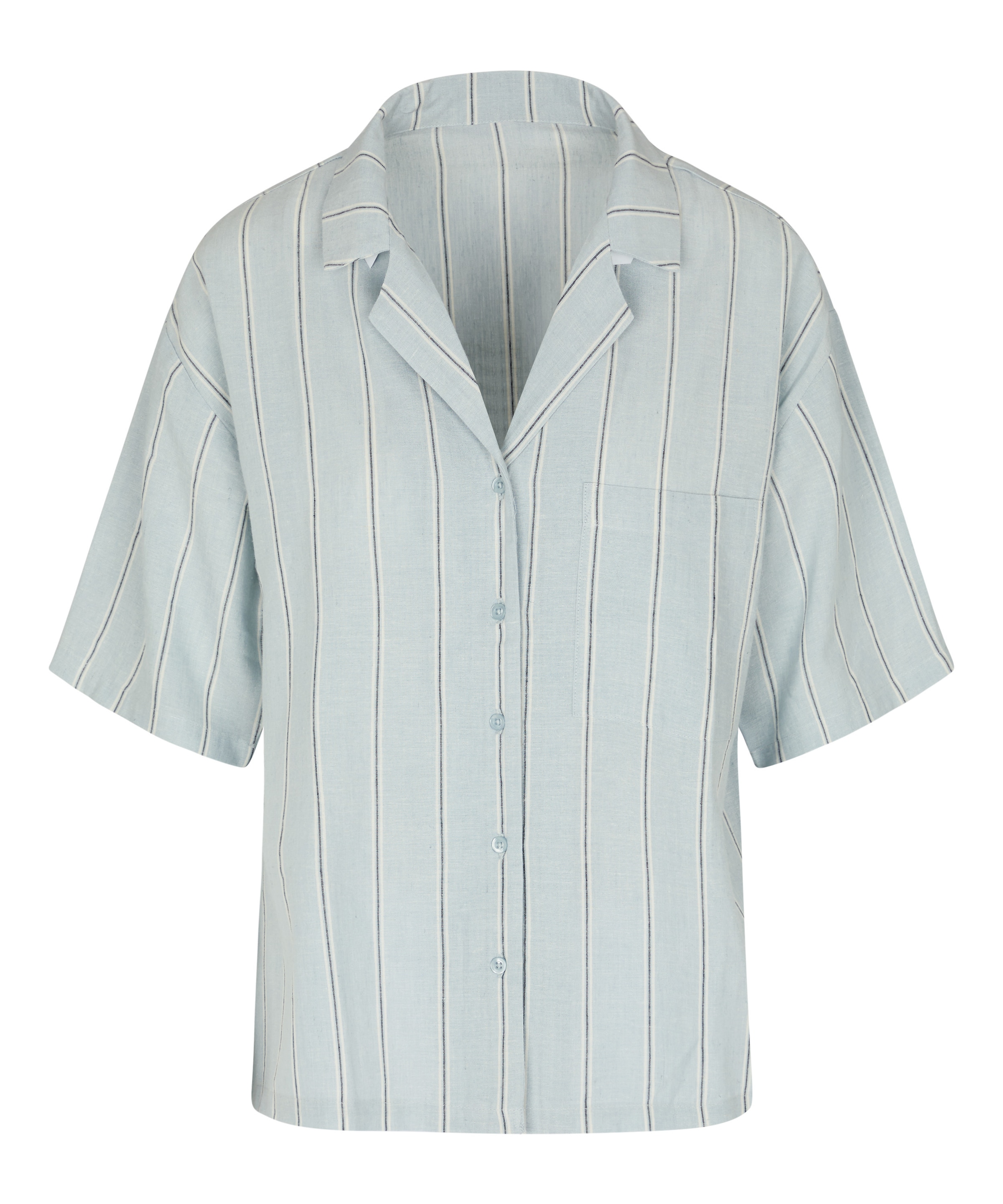 Chemise de nuit Hunkemöller en bleu : devant