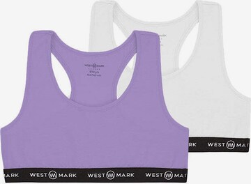 Bustier Soutiens-gorge WESTMARK LONDON en violet : devant