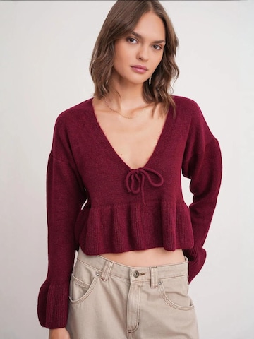 MixRay - Pullover em vermelho: frente