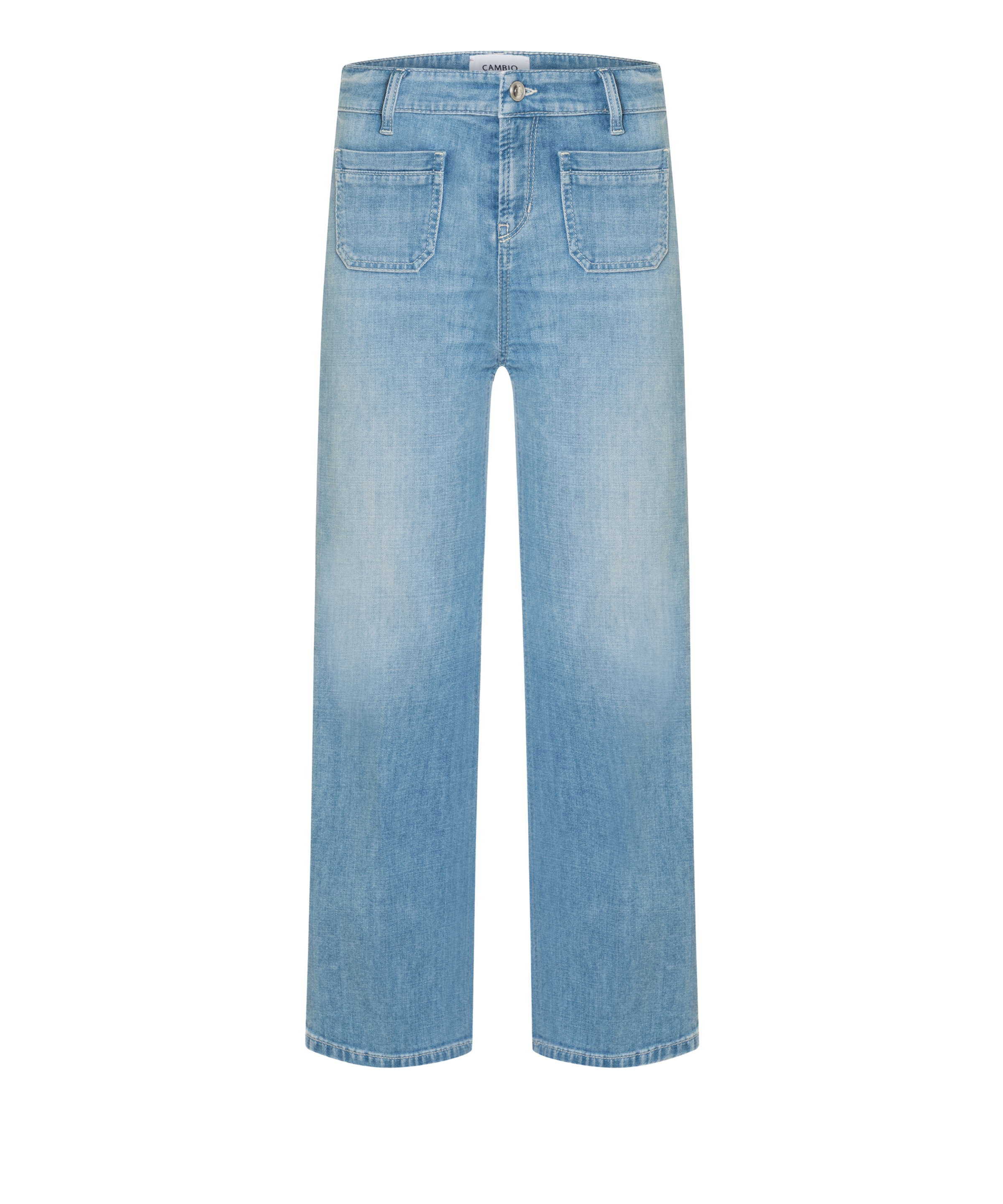 Cambio Regular Jeans ' Tess ' in Blue: front