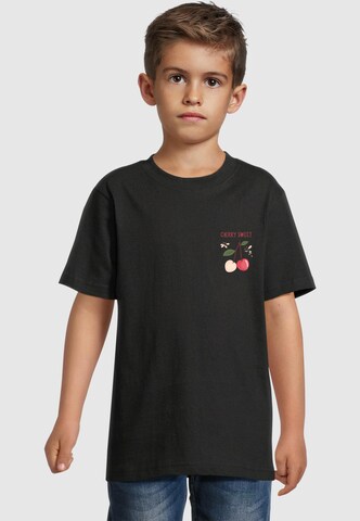 T-Shirt 'Cherry Sweet' Merchcode en noir : devant