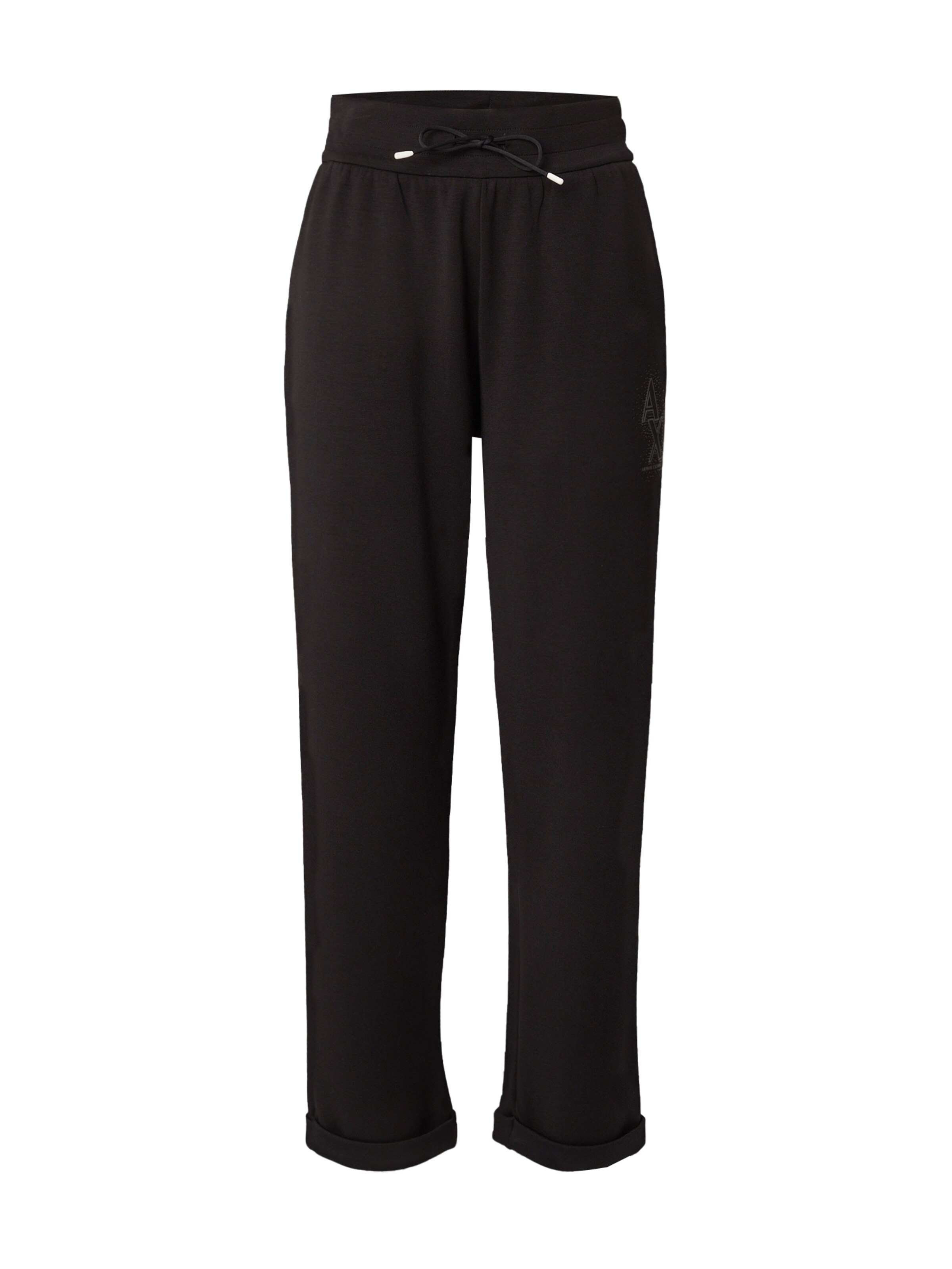 ARMANI EXCHANGE Loosefit Bukser i sort: forside