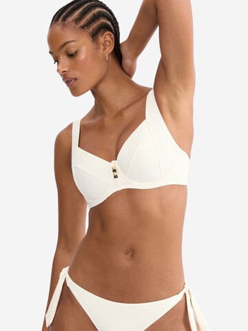TRIUMPH Bustier Bikinitop ' Red Label Summer Dune ' in Beige: voorkant