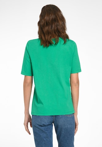 Green Cotton Shirt in Green