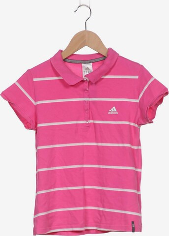 ADIDAS PERFORMANCE Poloshirt L in Pink: predná strana