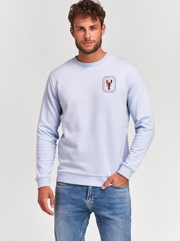 Shiwi Sweatshirt 'Lobster' in Blauw: voorkant