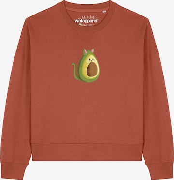 Felpa 'Avocato' di Watapparel in marrone: frontale