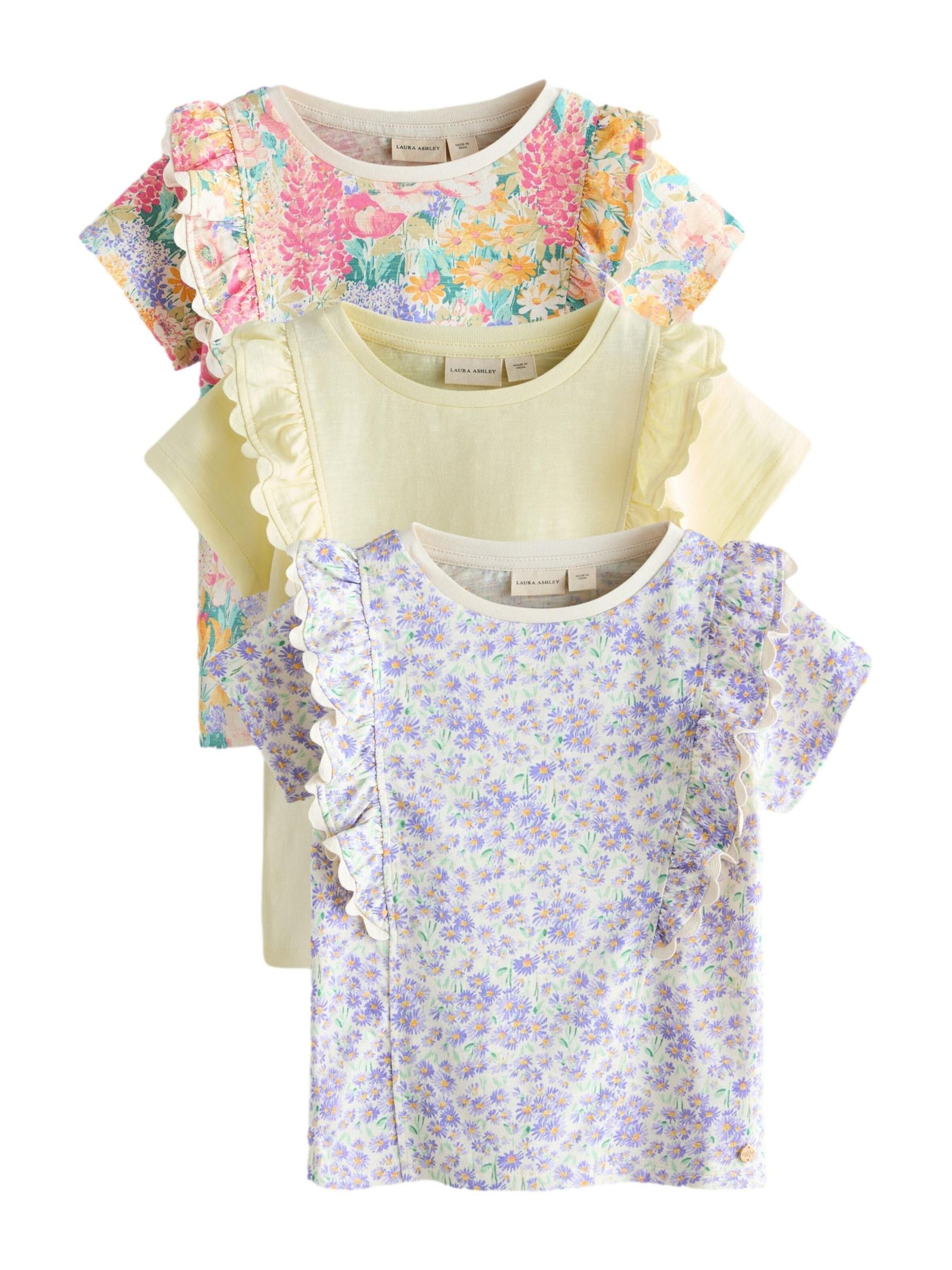 LAURA ASHLEY T-Shirt in Gelb: Vorderseite