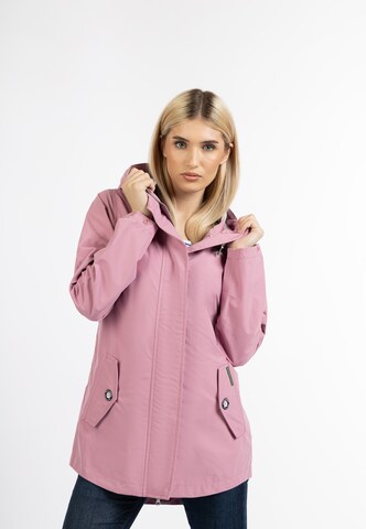 Schmuddelwedda Weatherproof jacket in Pink: front