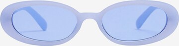 Lunettes de soleil Bershka en bleu : devant