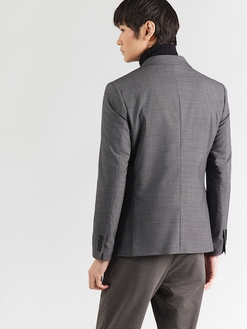 Lindbergh Слим Пиджак в Серый: сзади