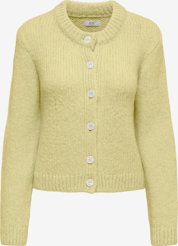 JDY Knit cardigan in Yellow: front
