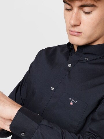 GANT Regular fit Overhemd in Blauw