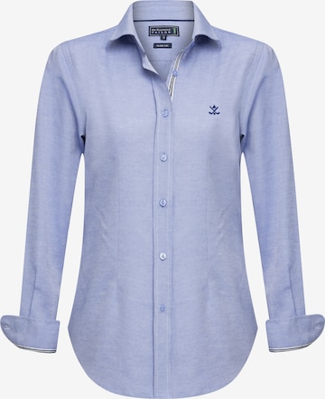 Sir Raymond Tailor Blouse 'Lolas' in Blue: front