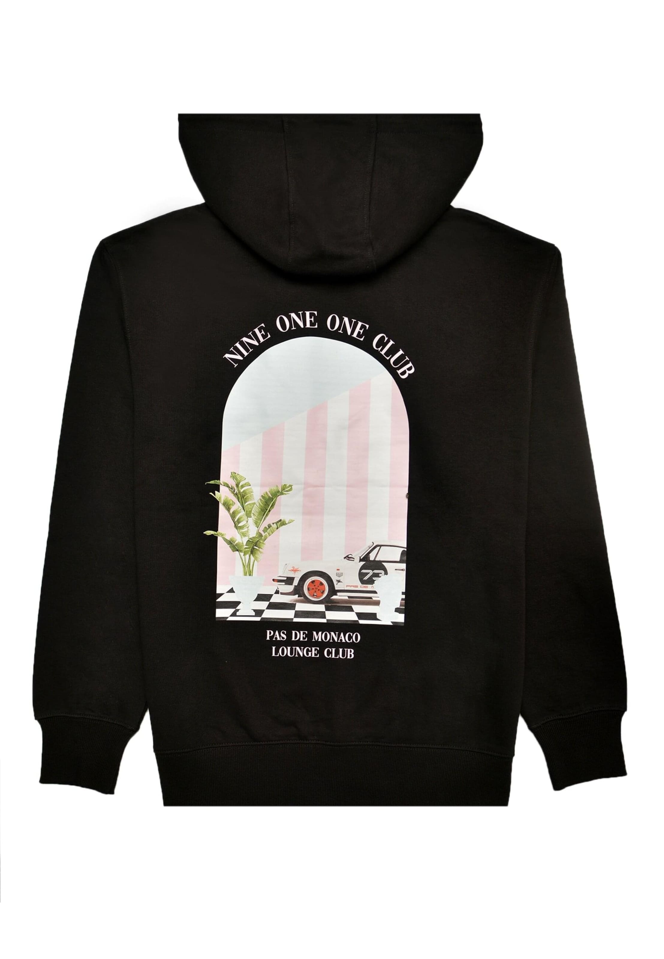 Pas De Monaco Mikina '911 Club' – černá