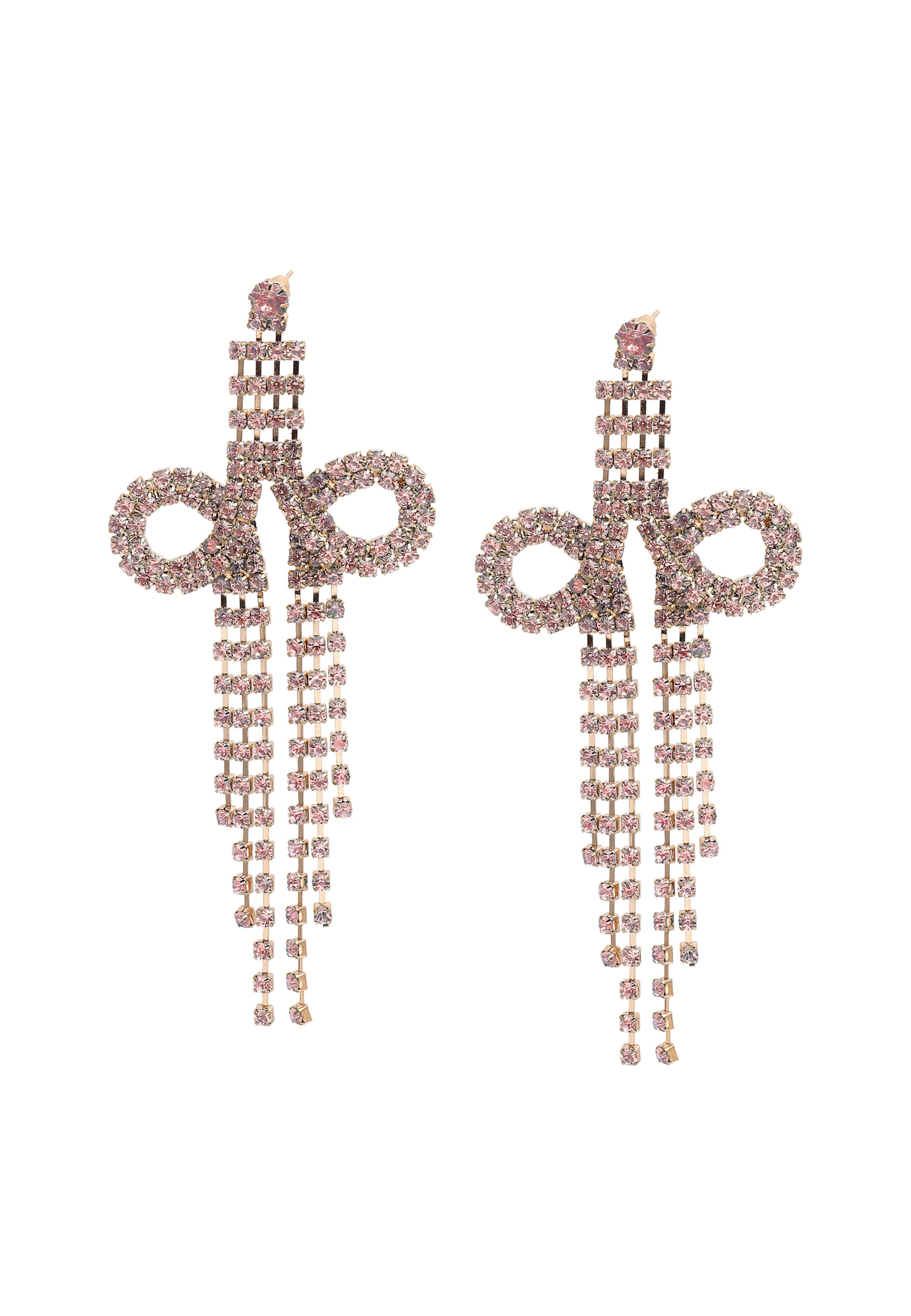 Boucles d'oreilles 'Godiva' SOHI en rose : devant