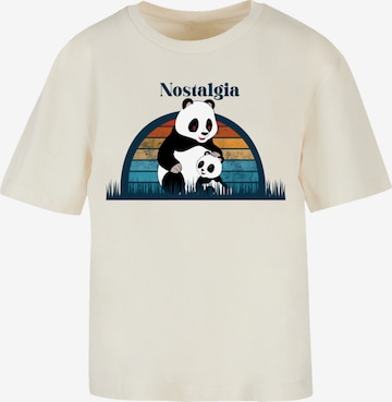 T-shirt 'Tao Tao Nostalgia Heroes of Childhood' F4NT4STIC en beige : devant