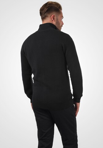 INDICODE JEANS - Casaco de malha 'Arctic' em preto