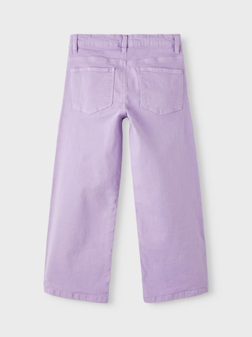 NAME IT Wide Leg Jeans 'Rose' in Lila