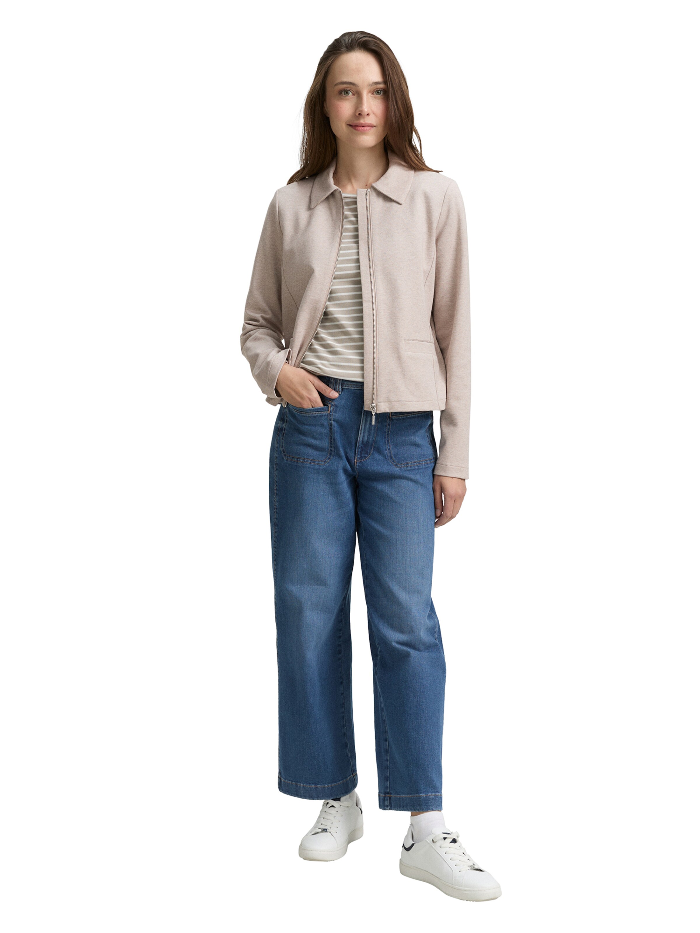 TOM TAILOR Between-season jacket in Grey