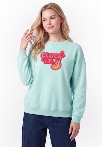 MYMO - Sweatshirt em azul: frente