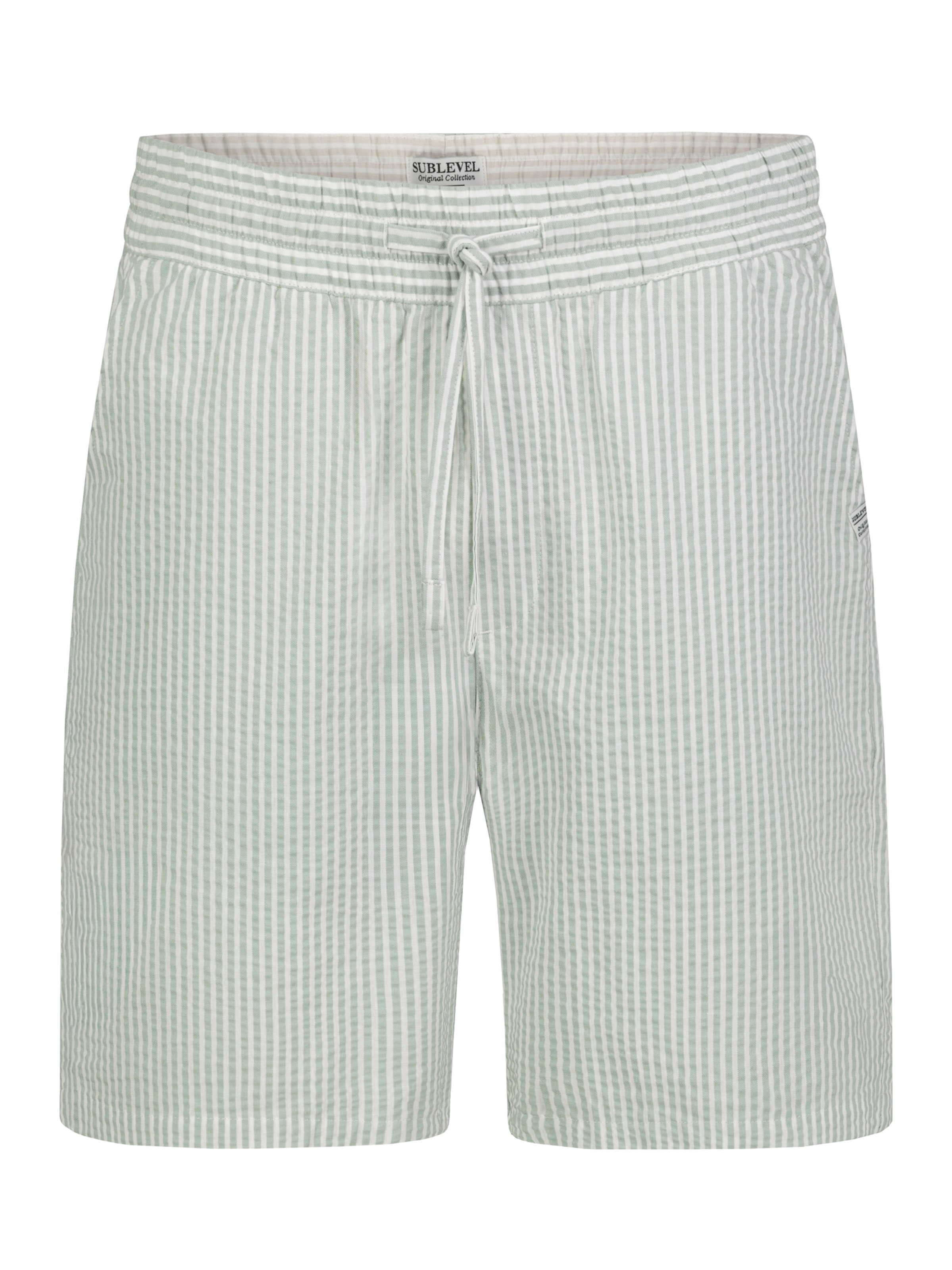 Sublevel Shorts in Grün: Vorderseite