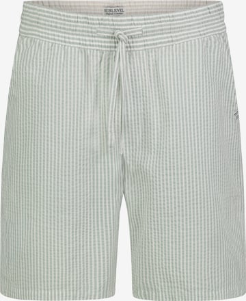 Sublevel Shorts in Grün: Vorderseite