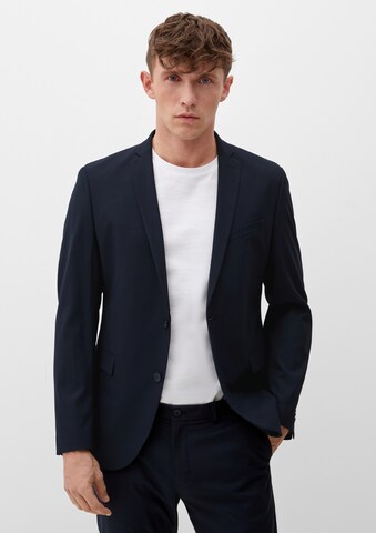 s.Oliver Slim Fit Sakko in Blau: predná strana