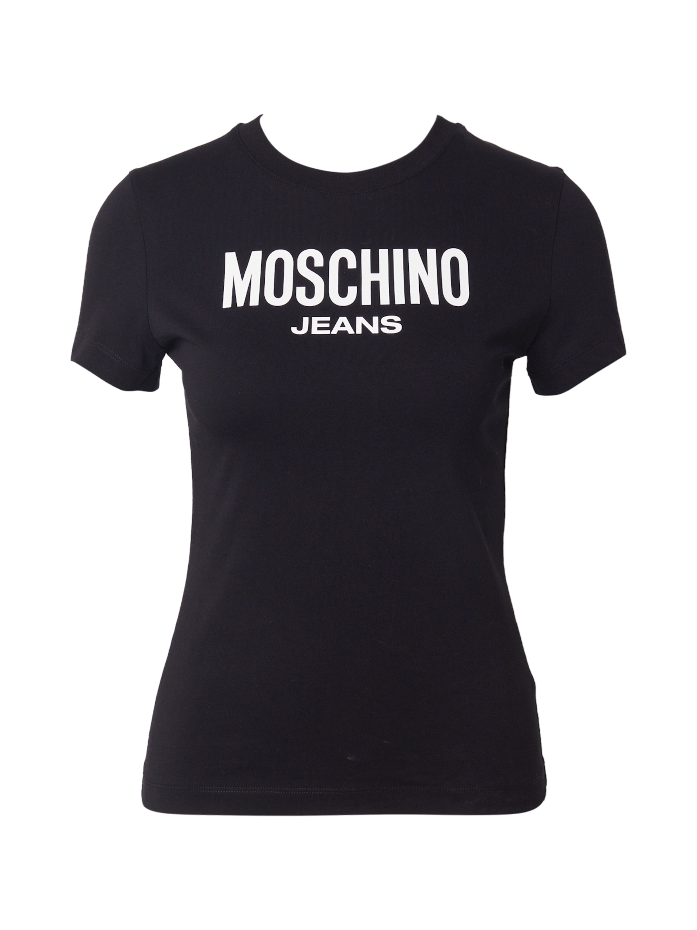 Moschino Jeans Koszulka w kolorze czarny: przód