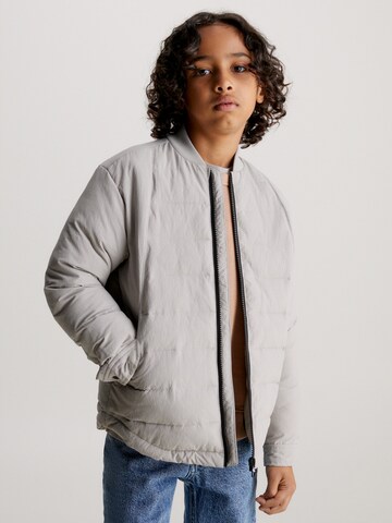 Calvin Klein Jeans Between-Season Jacket in Grey: front