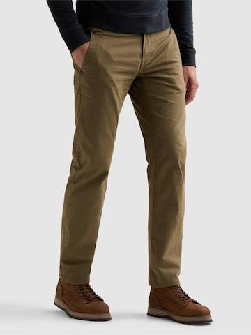 PME Legend Chino trousers 'American Classic relaxed fit chino' in Brown: front