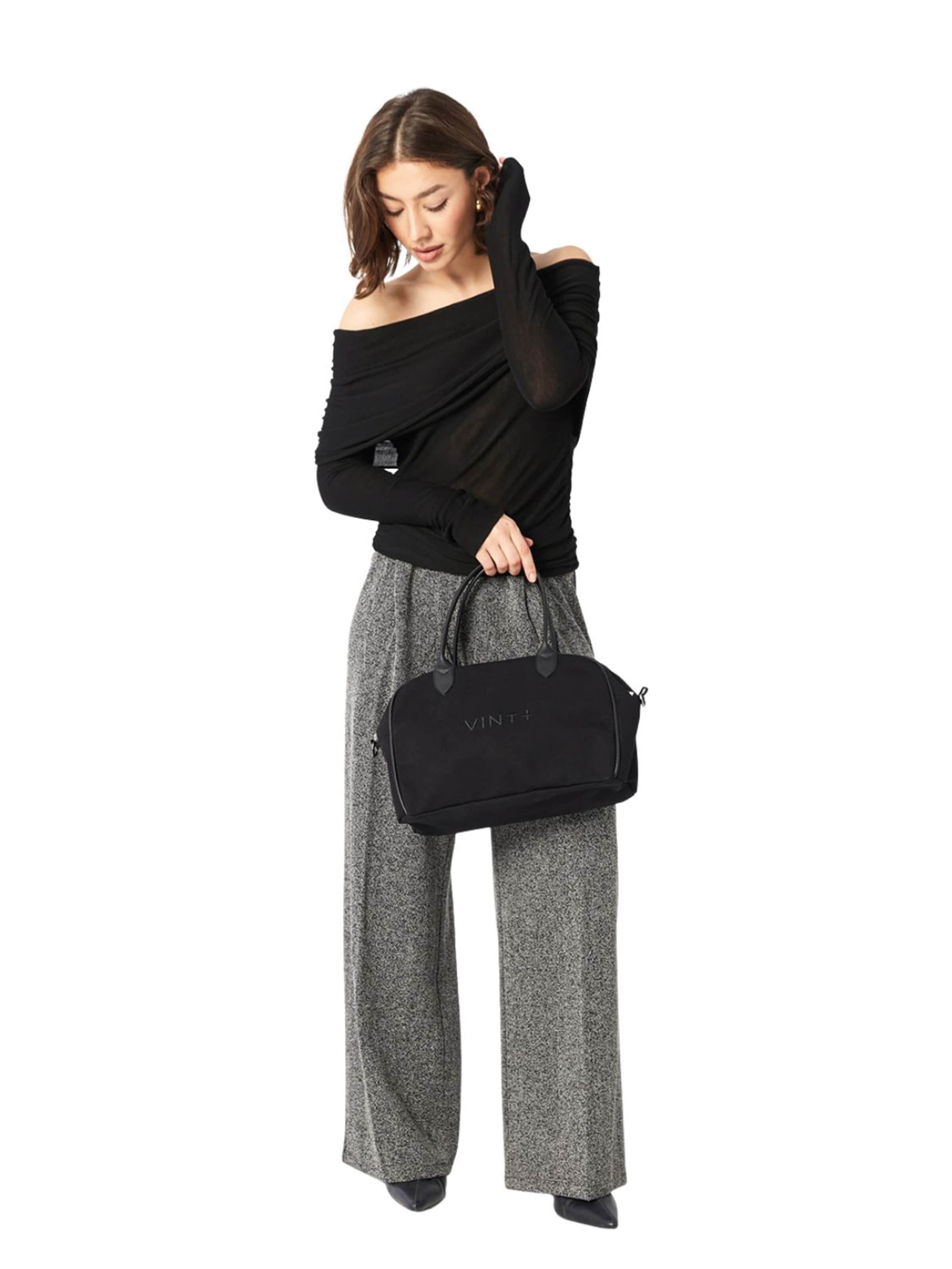 VINT+ Handbag 'Bowling Bag' in Black