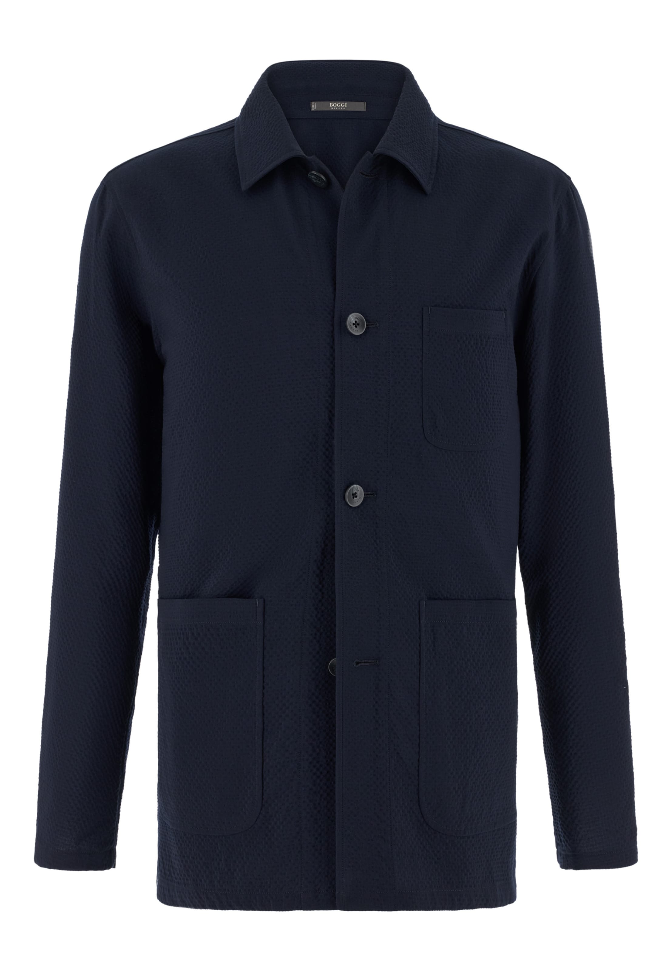 Boggi Milano Between-Season Jacket in marine blue, Item view