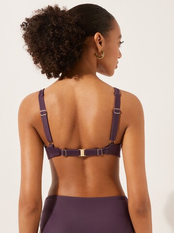 CALZEDONIA Balconette Bikinitop in Lila