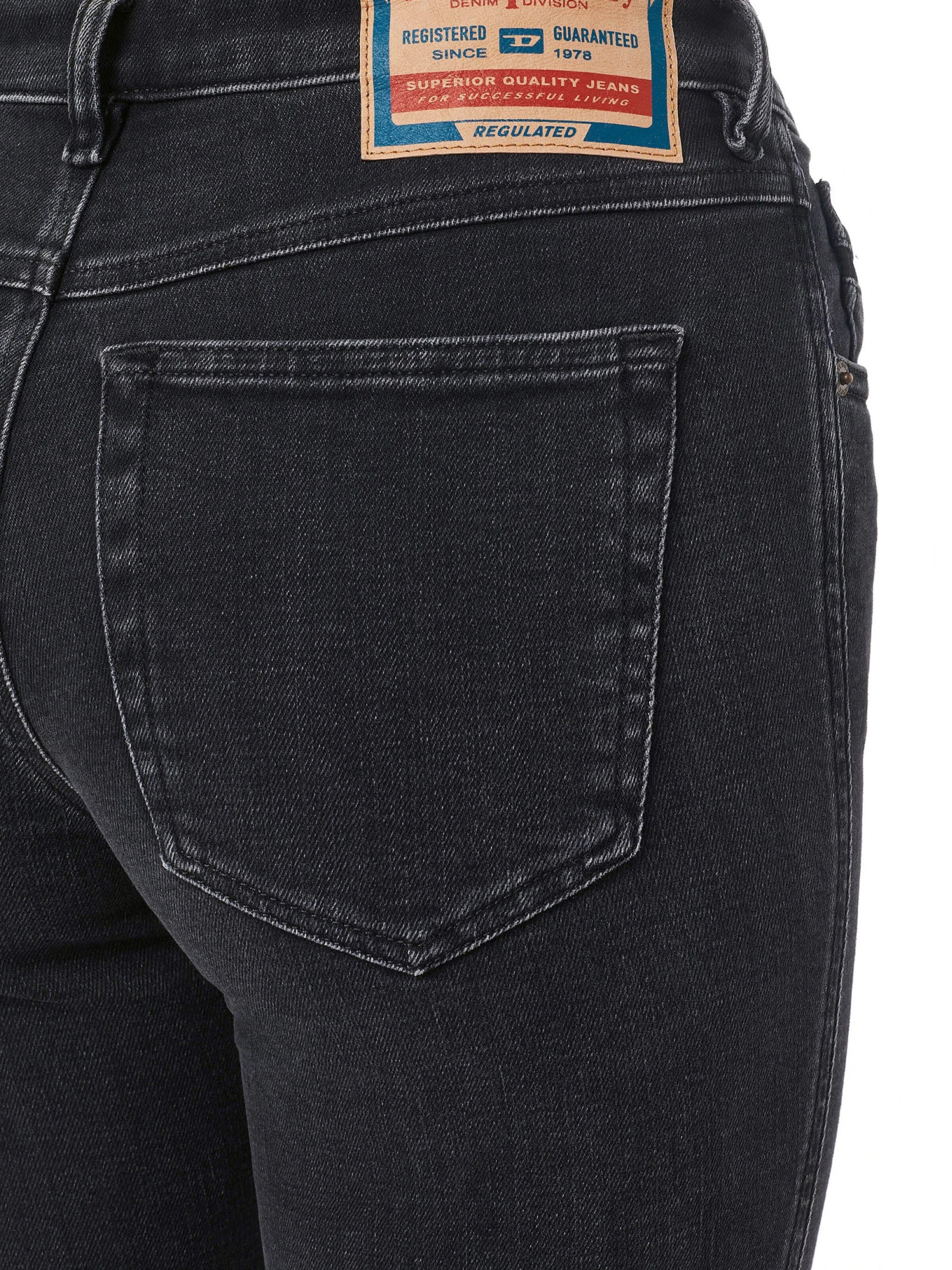 DIESEL - Skinny Calças de ganga '2015 Babhila' em preto