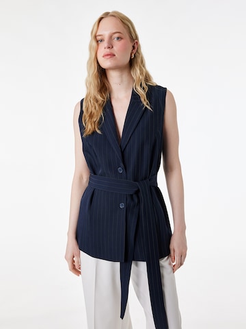Koton Gilet in Blauw: voorkant