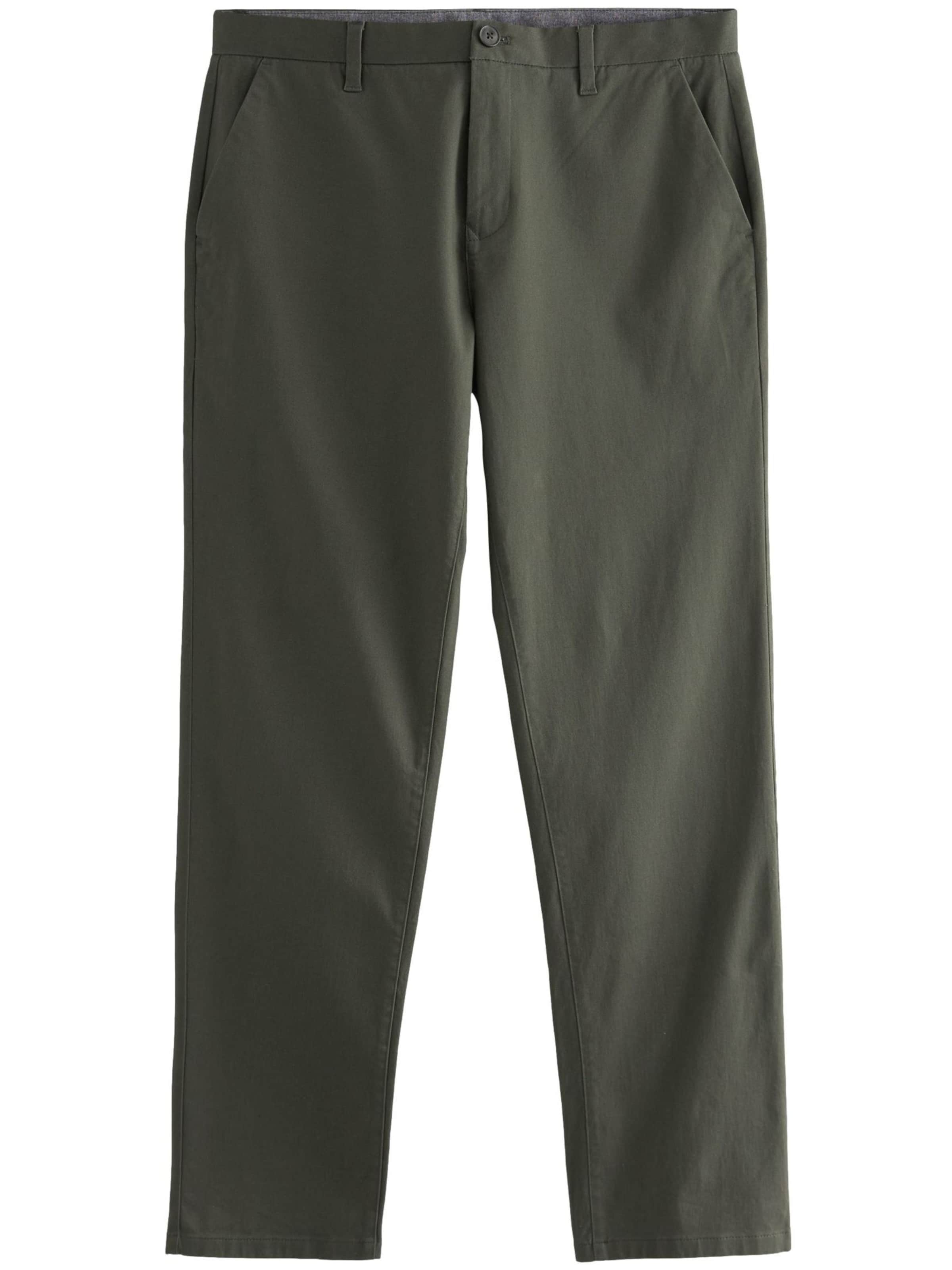 Next Chino trousers in Green: front
