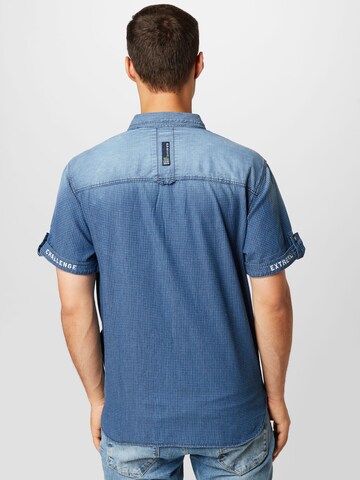 CAMP DAVID Regular Fit Hemd in Blau