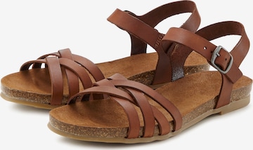 LASCANA Sandal in Brown: front