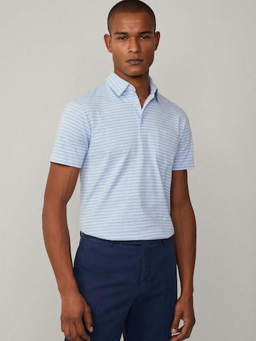 Hackett London Poloshirt in Blau: Vorderseite